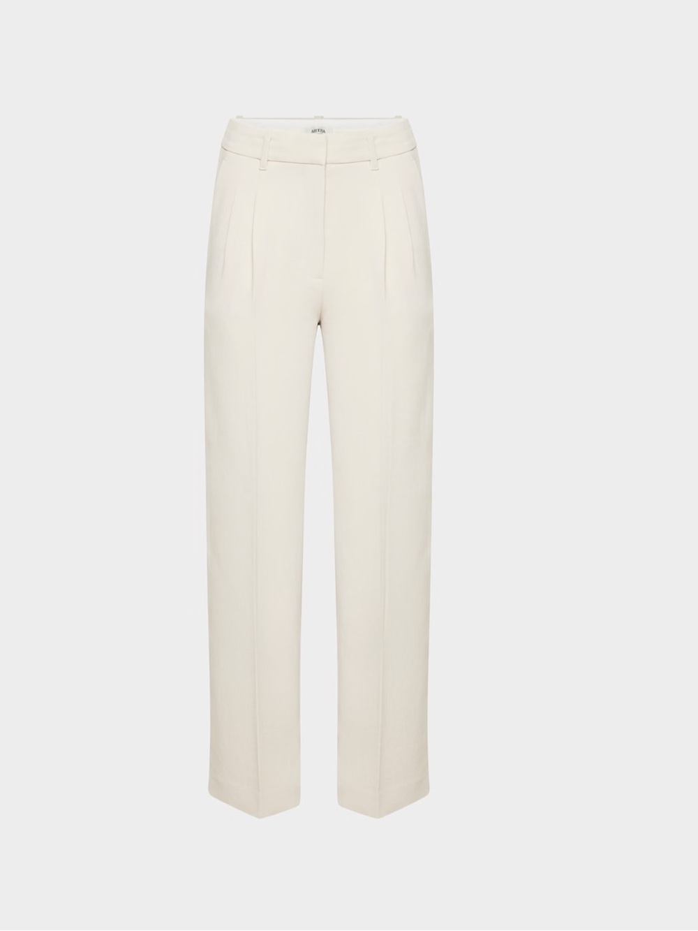 Aritzia The Effortless Pants Crepette Tailored Wide Leg Metropolis Beige